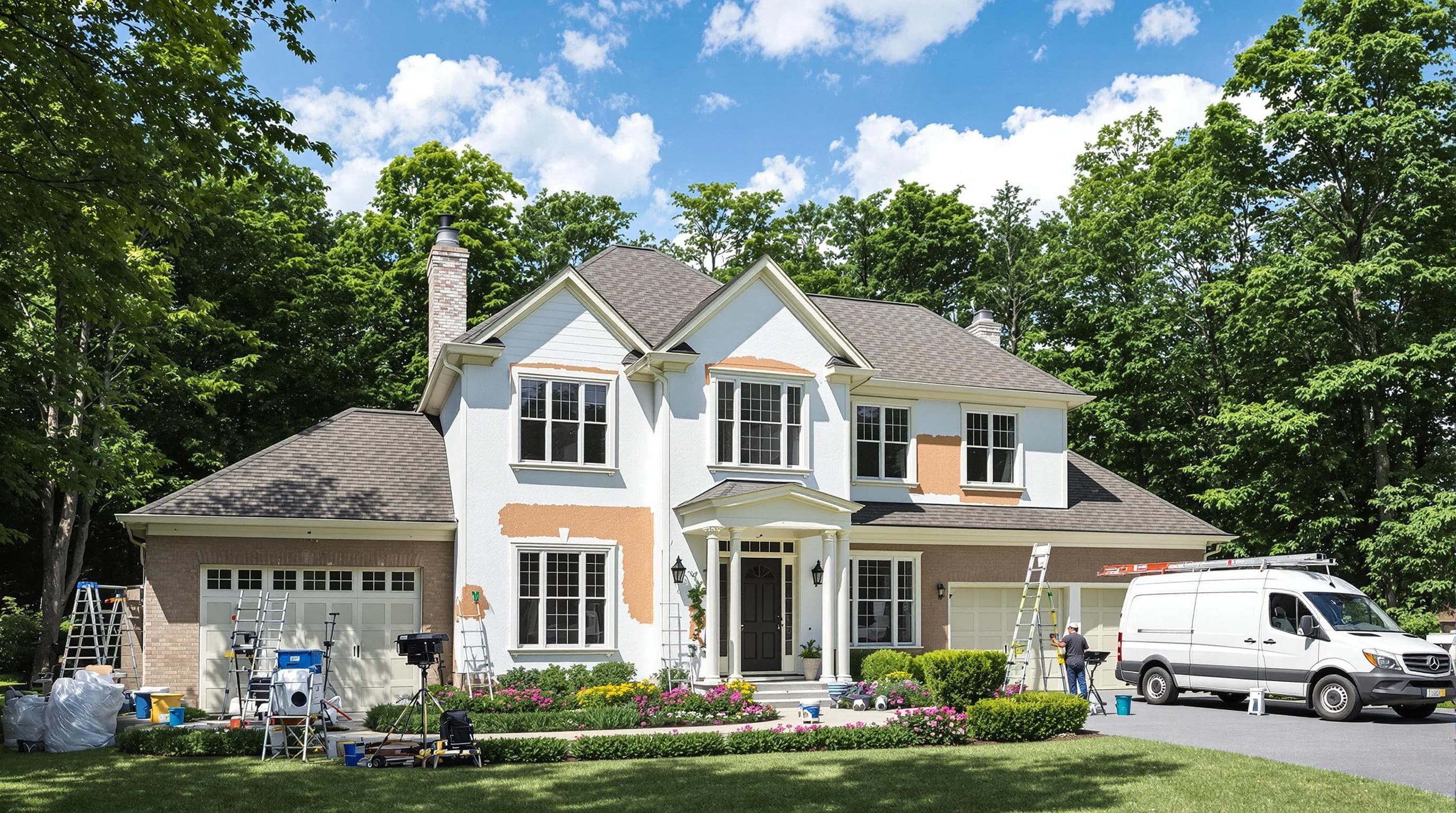 Tolleson House Painters painting equipment